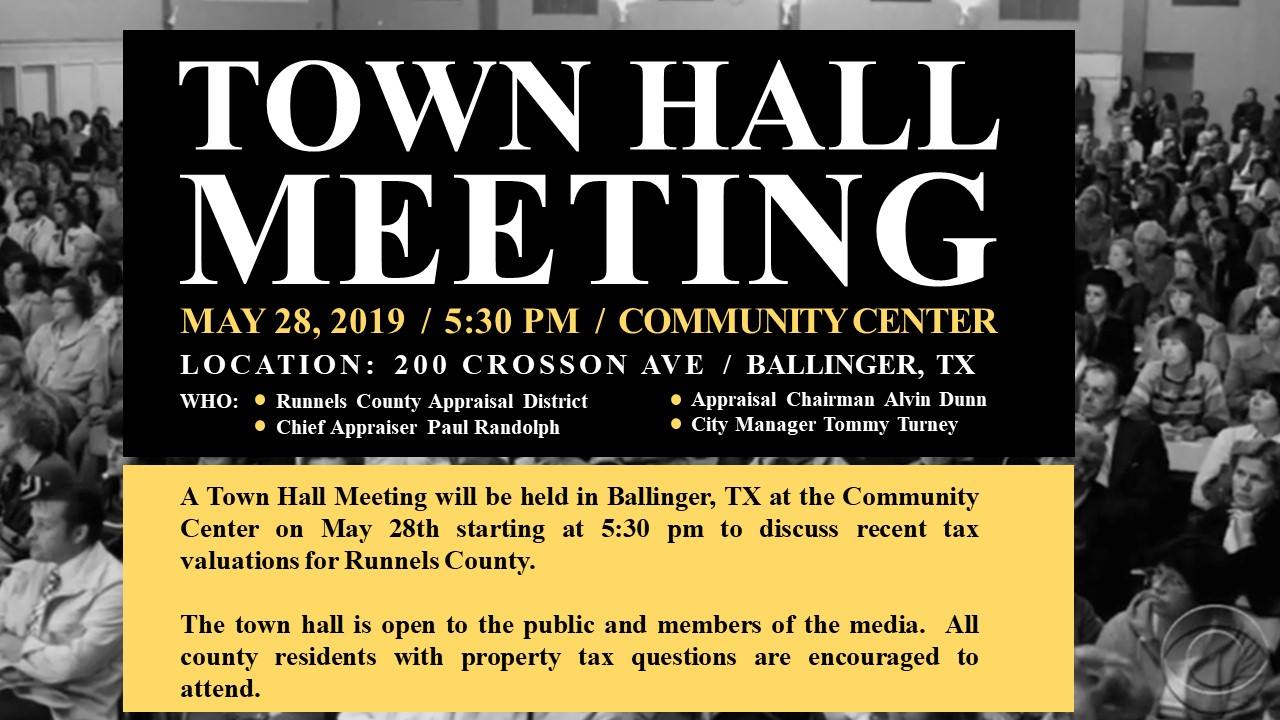 Town Hall Flyer